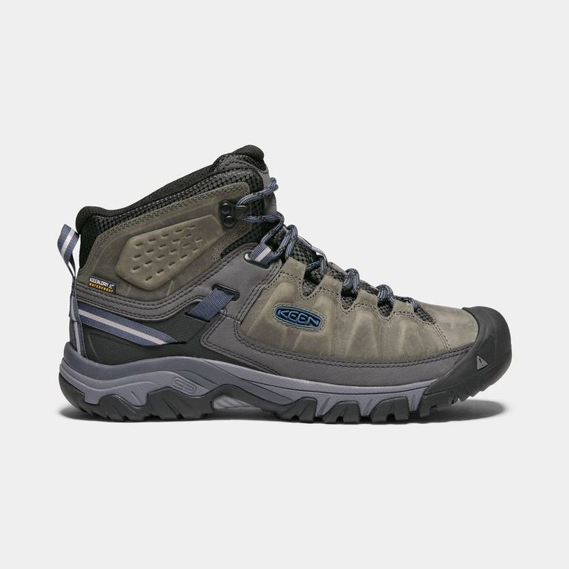 Botas De Montaña Keen Targhee III Waterproof Mid Para Hombre Verde Oliva/Negros - Botas Keen Mexico